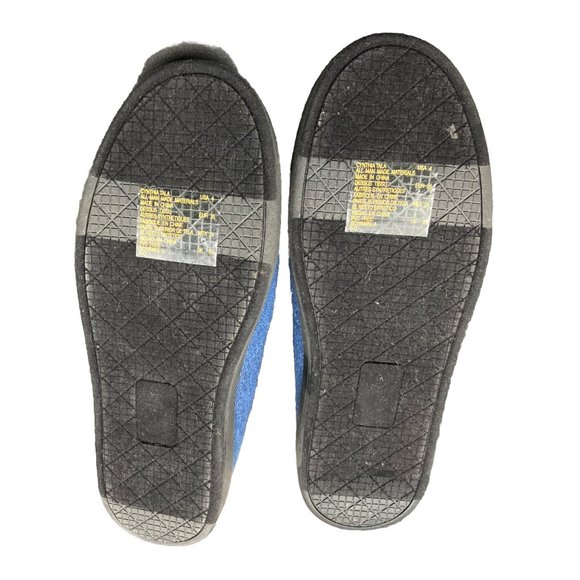 Sam Edelman Flat Denim Shoes Holy Cow Embroidery Blue Color Size 4 - Picture 9 of 10